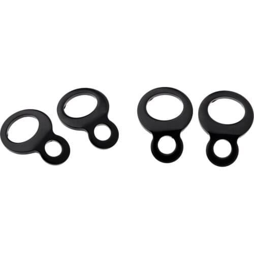 4pcs O-Rings Heavy Duty Steel Tie-Down Anchors for Motorcycles ATVs, Trucks, Trailers, Boats, RV Campers, TieDowns Strap Rings