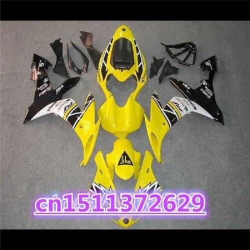 ABS Injection Fairing Kits For yellow black YAMAHA YZF R1 04-06 Year 2004 2005 2006 YZFR1 YZF1000 R1 04 05 06 Motobike Fairings