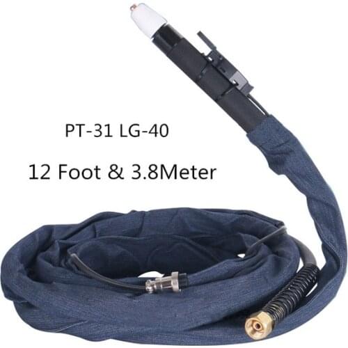 4Meter 12Feet Plasma Cutting Machine Accessories PT31 LG40 Plasma Cutting Torch Complete Plasma Cutter Gun CuttingTorch Complete