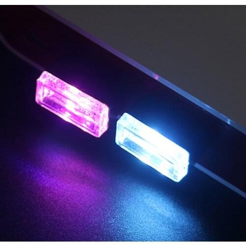 Atmosphere Ambient Lamp Portable Mini USB LED Car Interior Decorative Light