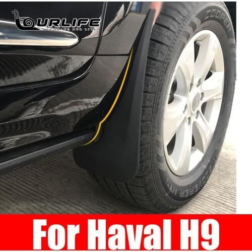 Car Mudflap Fender For Haval H9 2018 2019 2020 2021 Over Fender Mud Flaps Guard Splash Flap Mudguard Accessories