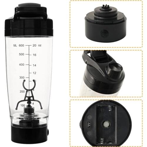 600ML Water Bottle Powder Fitness Cup Electric Blender Protein Shaker Cup Brewing Movement Eco Friendly Automatic Vortex Mixer