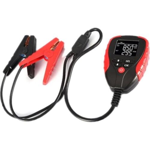 12V Digital Car Battery Tester With AH CCA Mode Repair Voltage Battery Electronic Load Battery Meter Analyzer Diagnostic Tool