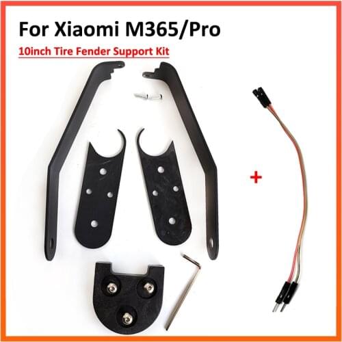 10Inch Xuancheng Wand Tire Fender Support Bracket for Xiaomi M365 Electric Scooter Modified Mudguard Aluminum Alloy Bracket