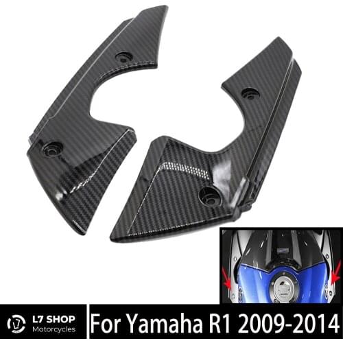 For Yamaha YZFR1 YZF R1 2009-2014 Motorcycle ABS Carbon Fiber Injection Fuel Tank Left Right Side Plate Small Plate Guard