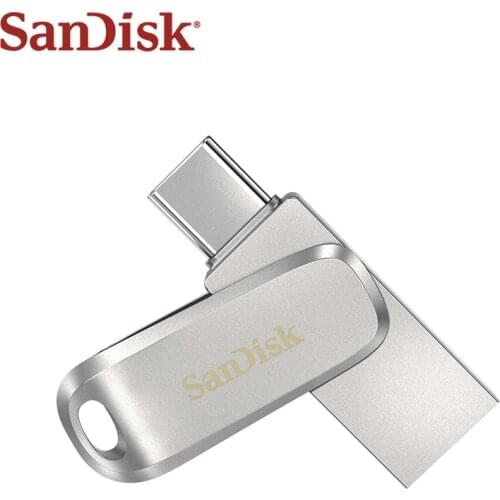 Sandisk SDDDC4 Pendrive 32GB 64GB 128GB Type-C OTG USB 3.1 USB Flash Drive Memory Stick 256GB 512gb 1TB Mini metal High Speed