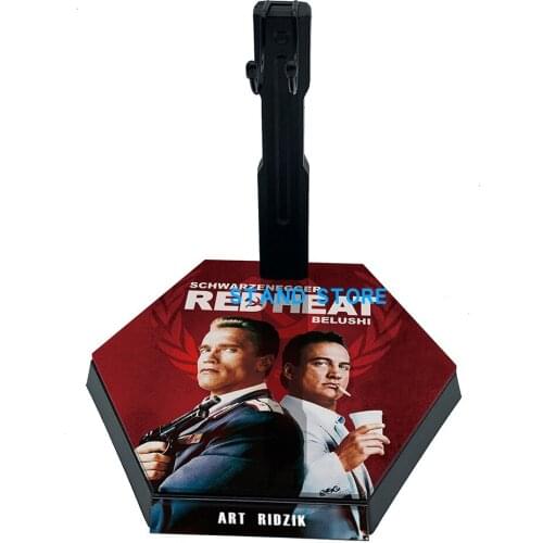 In Stock For Sale 1/6th Solder Stand Platform Bracket The Red Police Heat Man For Usual 12inch Doll Figures Collection