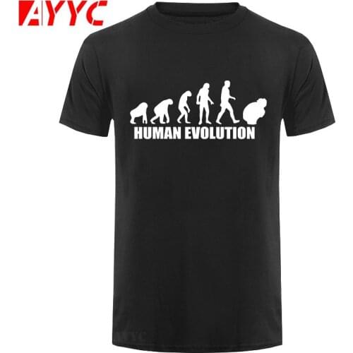 AYYC T-Shirt Tshirt 100% Cotton Print Mens Summer Death Note Human Evolution T-shirt Manga Anime Ryuk Light Yagami Tee Shirt