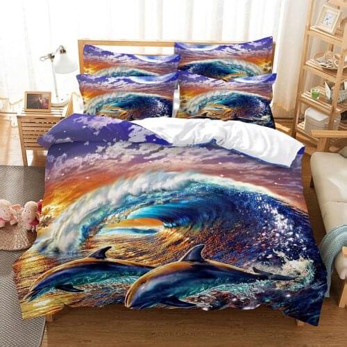 Bedding set duvet cover set 3d bedding digital printing bed linen queen size bedding set fashion design