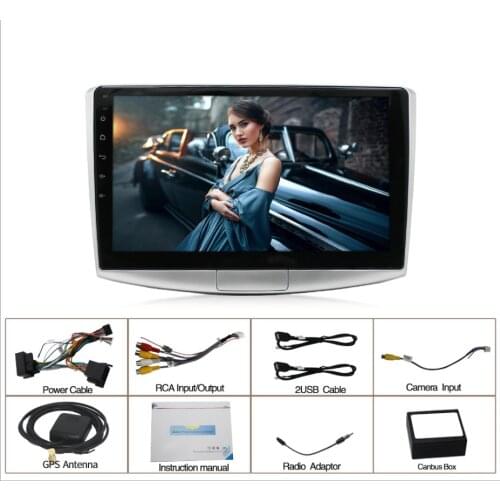 Volks wagen Multimedia con GPS para coche, Radio con reproductor, 2DIN, Passat B7, B6/Magotan