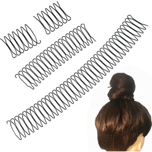 1 Set U Shape Invisible Broken Hairpin Hair Styling Adult Hair Clip Invisible Inserting Comb Comb Professional Styling Accessory