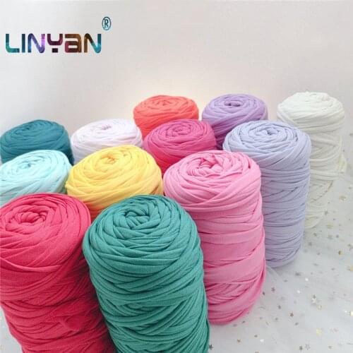 200g Fancy Yarns For Hand Knitting Thick Thread Crochet Cloth Yarn DIY bag handbag carpet cushion Cotton Cloth T-Shirt Yarn ZL49