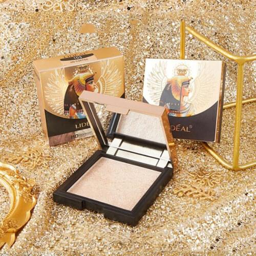 3 Colors Highlighter Powder Palette Makeup Face Contour Powder Makeup Professional Blush Cosmetic Palette 1Pcs