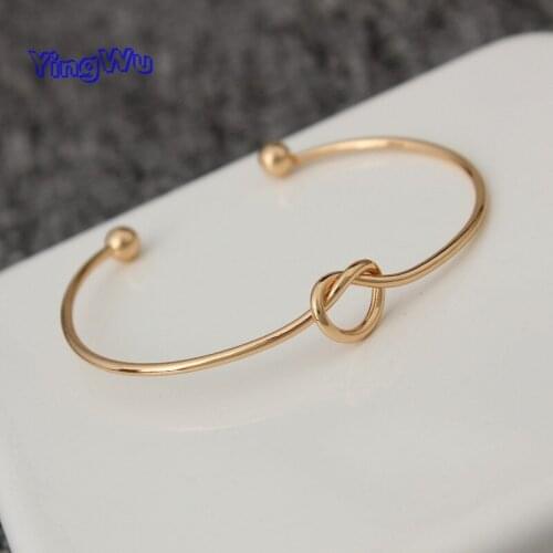 Adjustable Knot Cuff Bracelets & Bangles For Women Charm Fashion Jewelry Gift