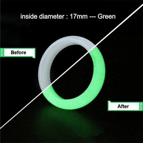 Luminous Ring For Women Men Fluorescent Glowing Stone Rings Charm Jewelry Glow In The Dark Finger Ring Band Halloween Top Gifts