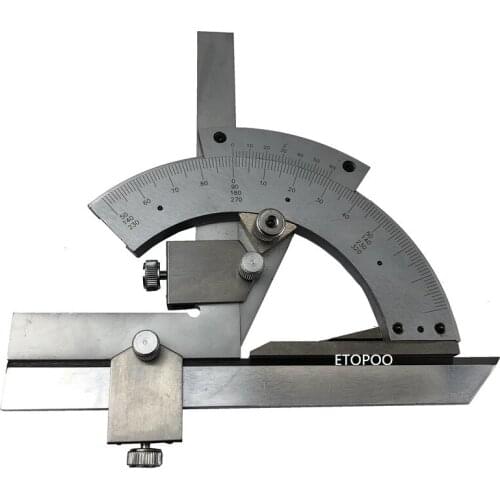 Angle Protractor Angle Ruler Gauge Measuring Tool 0-320 Degrees Precision Goniometer Finder Ruler Tool