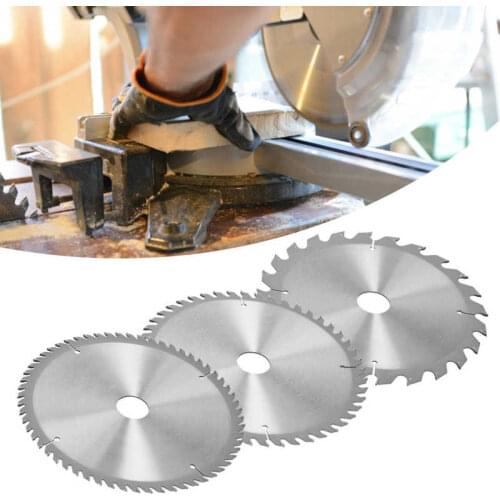 3Pcs 8 Inch 24 48 60 Teeth Circular Saw Blade Wheel Discs For Woodworking Carbide Cutting Disc Woodworking Saw Smooth