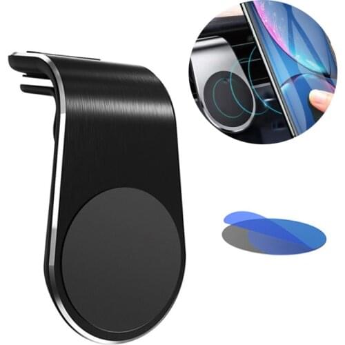 Car air conditioner clip bracket Mini portable outdoor travel Universal Mobile phone holder magnetism Fixed bracket