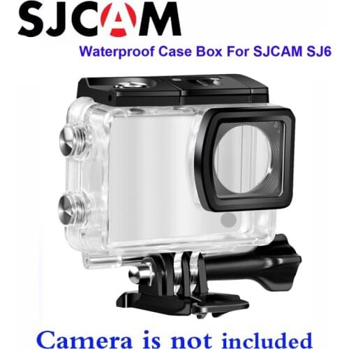 Free shipping!! Original Underwater Waterproof Case for SJCAM SJ6 Diving 30M Waterproof Helmet Cam DVR