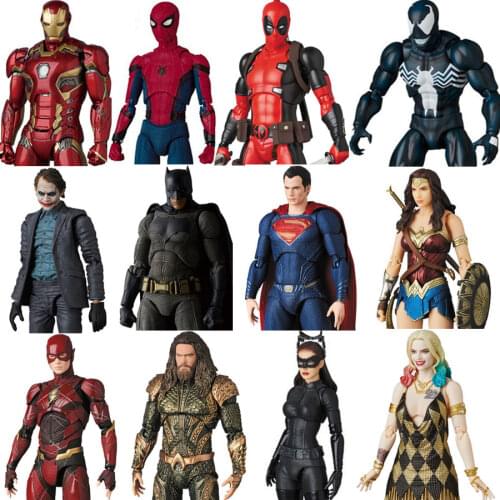 Hasbro Wonder Woman Aquaman Iron Man Deadpool Batman Catwoman Superman Venom Harleen Quinzel Joints Movable Action Figure Toys
