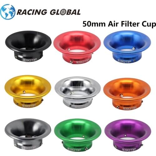 ALCON-Air Filter Cup 50mm Carburetor Wind Cup Color Horn Cup 50mm Fit Most 21/24/26/28/30mm Carburetor High Quality New