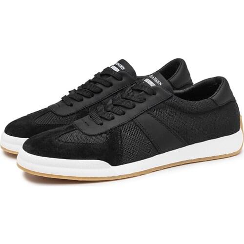 Sneakers Mens Hot Style Fashion Thick-soled Forrest Gump Shoes Round Toe Lace-up Comfortable Mesh Breathable Mens Shoes