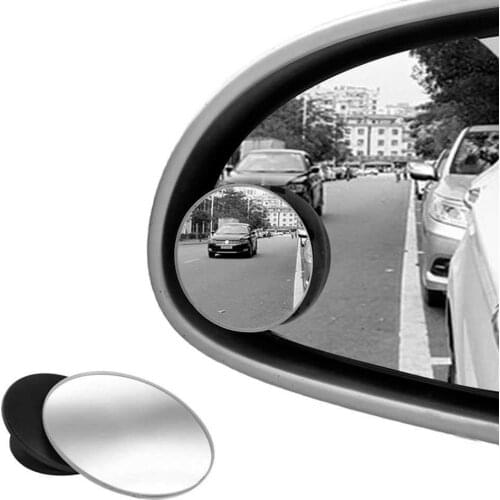 OcioDual 2x rear view mirrors car angle dead rear view blind spot safety rear view mirror 2xround mirror