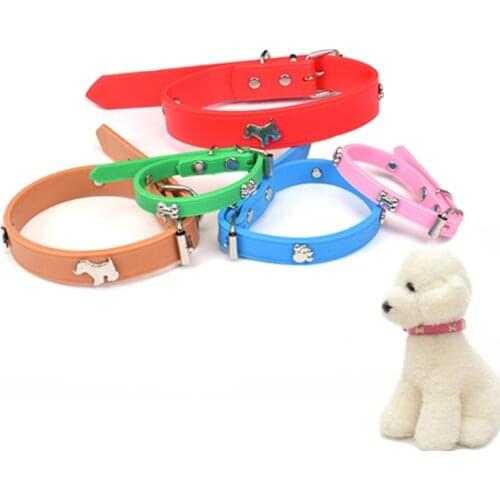 Pet Collars Dog Collars Are Adjustable In Size Suitable for Cat and Puppy Pet Supplies Basic Solid Color Traction Puppy Collar