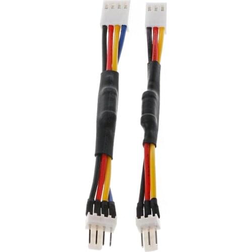 PC Case Fan RPM 3/4 Pin Speed Reduction Silent Connector Resistor Cable Quiet Mode Fan Silent Mode Connector