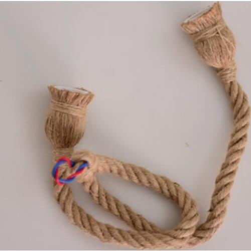 Single Heads Rope Pendant Lights Lamp Vintage Style Restaurant Bar Rope Light CLH@8