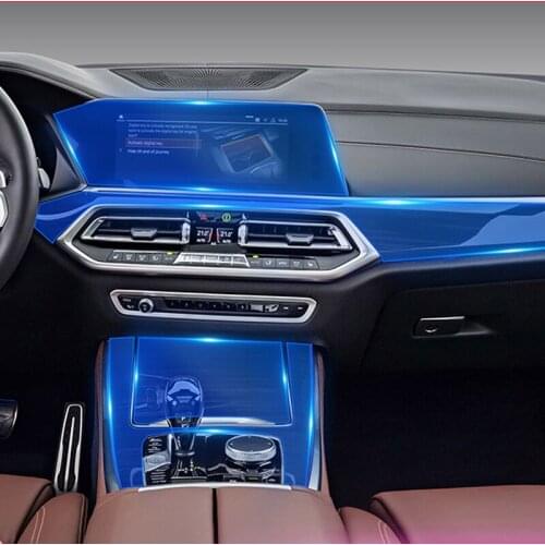 TPU Interior Sticker Transparent Invisible Protective Film Paper for Car Interior Repair Film Modification for BMW X5 2019