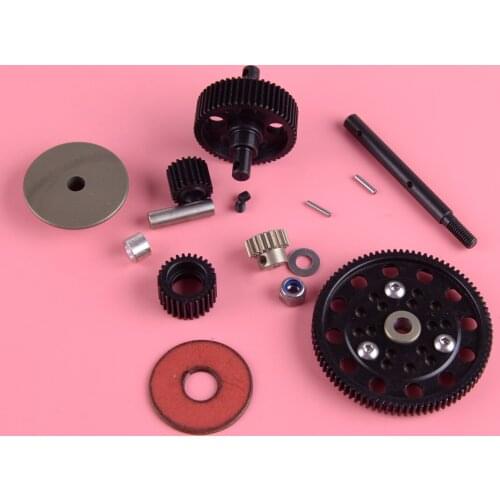 Spur Gear 87 Tooth Heavy Duty Steel Metal Transfer Transmission Gear Set fit for 1/10 RC Axial SCX10 Gearbox