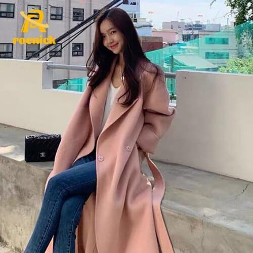 ROENICK Womens Long Coats