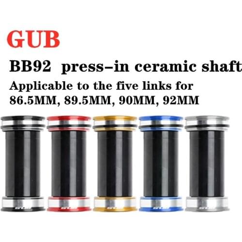 GUB BB-92 press-in ceramic Palin shaft compatible with FR frame integrated hollow sprocket mountain road bike