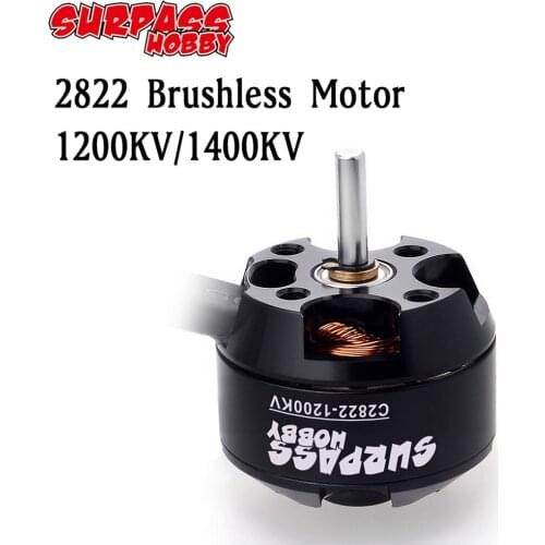 2204(2822) 1200KV 1400KV 4 Poles Brushless Motor for RC 3D Airplane Fixed-wing Cessna