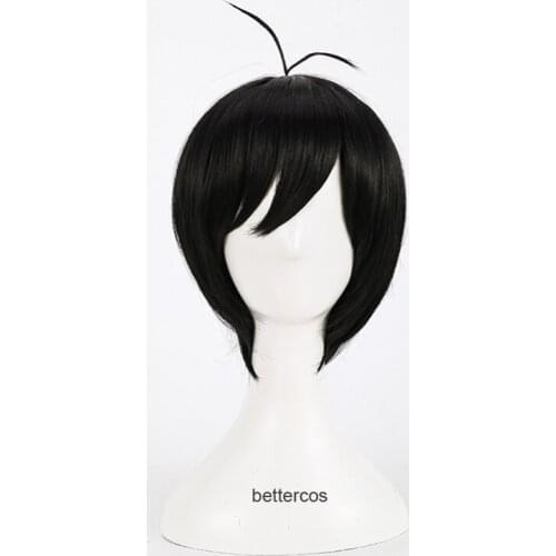 High Quality Osomatsu Matsuno Wig Osomatsu San Wigs Short Black Straight Heat Resistant Sythentic Hair Cosplay Wig