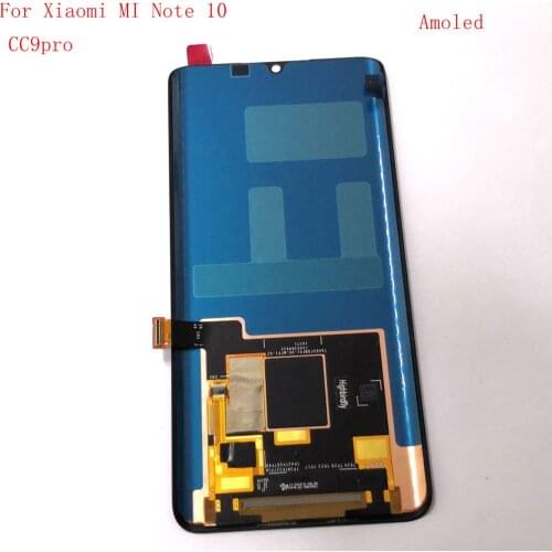 For xiaomi mi Note 10 CC9pro lcd screen digitizer touch glass mi note 10 pro full set M1910F4G M1910F4S mi note 10 lite