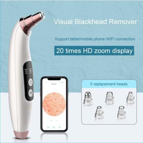 2021 Rechargeable Water Cycle Blackhead Remover Vacuum Acne Pimple Black Spot Suction Home Use Beauty Devices Birthday Gift