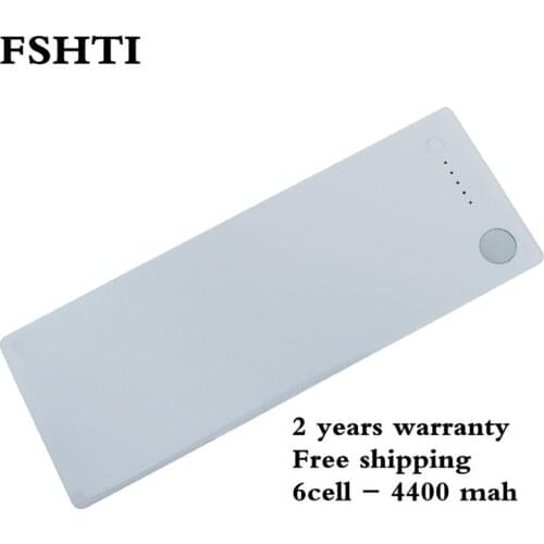 White Laptop battery A1185 for Apple MacBook 13" A1181 For MacBook 13" A1181 MA561LL/A
