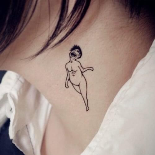 Attack on Titan Shingeki no Kyojin Arnie Leonard Titan cosplay Spoof Tattoo Sticker XR088