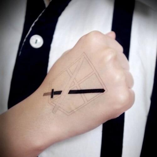 Attack on Titan Shingeki no Kyojin Training Corps cosplay Animation Cartoon logo tatoo tattoo Sticker XR063