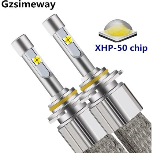 Car LED H11 HB3 HB4 H7 Bulbs H4 D2S D2H D1S D4 20000LM For XHP50 104W Auto Headlight H13 9005 9006 H1 H27 881 H3 Fog Front Light