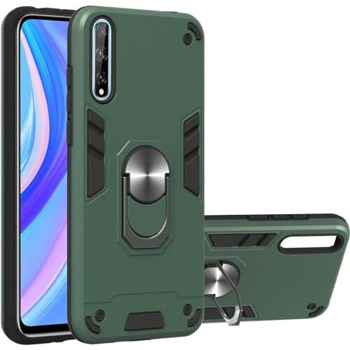 For Huawei Y8P 2020 Case Hard With Stand Ring magnet shockproof Armor protective back cover Case for huawei y8p phone shell