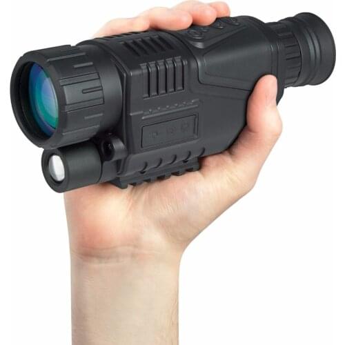 Suntekcam 5X40 Digital Infrared Night Vision Goggle Monocular 200m Range Video DVR Imagers for Hunting Camera Device