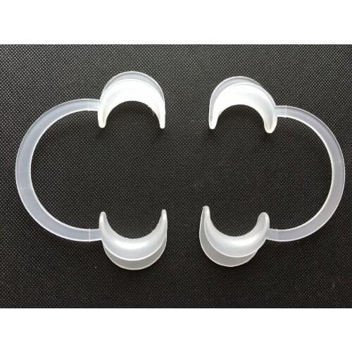 15pcs Dental Orthodontics Intraoral Cheek Lip Retractor Opener White Large C Type SIZE L for adult