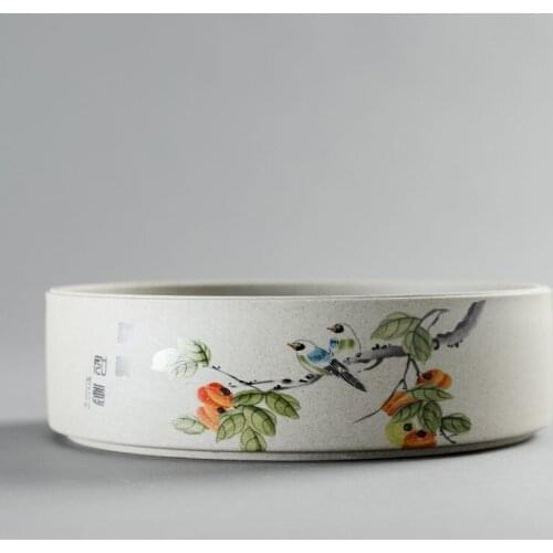 Ceramic Nut Box Tea Cake Moisture-Proof Storage Case High Capacity Coffee Biscuits Can Food Container Round Tanks Pu'Er Tea Jar