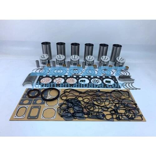 D6E liner kit STD full gasket kit engine bearings For D6E Engine