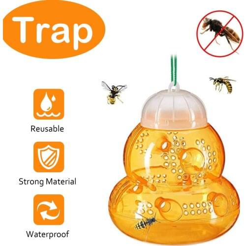 Bee Catcher Beehive Wasp Trap Hornets Wasp Repellent Hanging Traps Killer Pest Control Home Garden Supplies