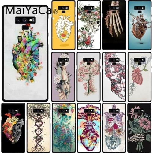 Maiyaca Art painting of human organs Phone Case For Samsung Galaxy A50 A70 A20 A30 Note9 8 Note7 Note10 Pro