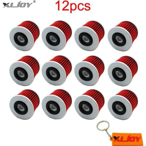 12pcs Oil Filter For Yamaha YFM600 SR400 XV535 SR500 XVS400 TT600R XVS125 XT600E XV750 XTZ660